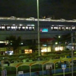 阪急茨木市駅夜の風景
