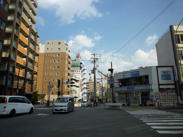 ＪＲ茨木ショップタウンの交差点