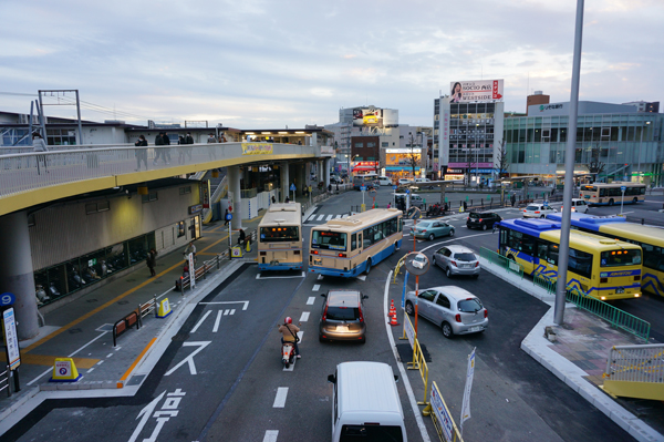 JR茨木西側新しいバス乗り場