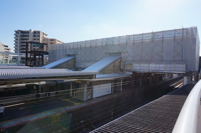 JR茨木駅上から見るDSC0186811月11日
