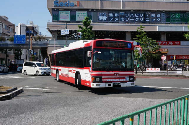 京阪バス北からJR行きDSC06309