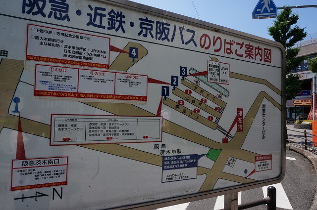 阪急駅前バスのりば案内図DSC06264