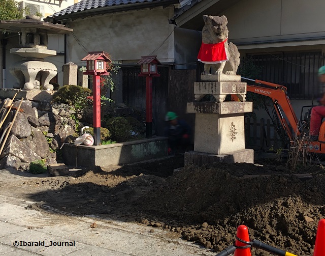 茨木神社鳥居そばで工事Image-1茨木神社風景