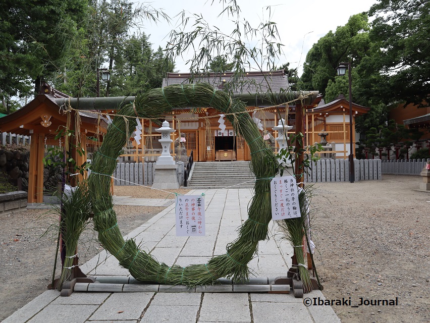 0629茨木神社の茅の輪IMG_0238