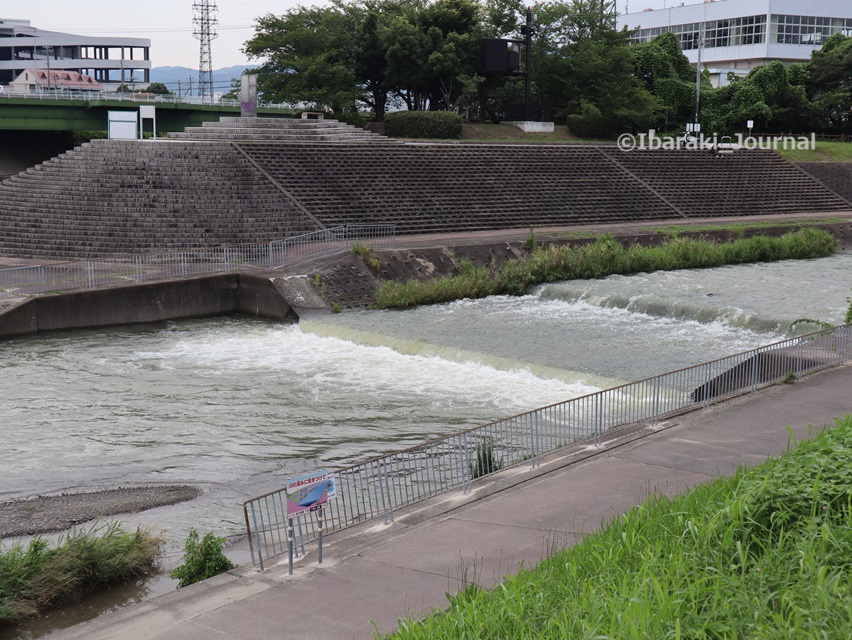 0624安威川の滝のところを上から見るIMG_6018