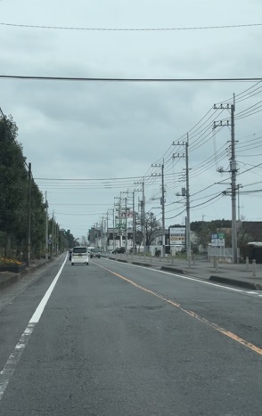 通学する学校前の道路image5