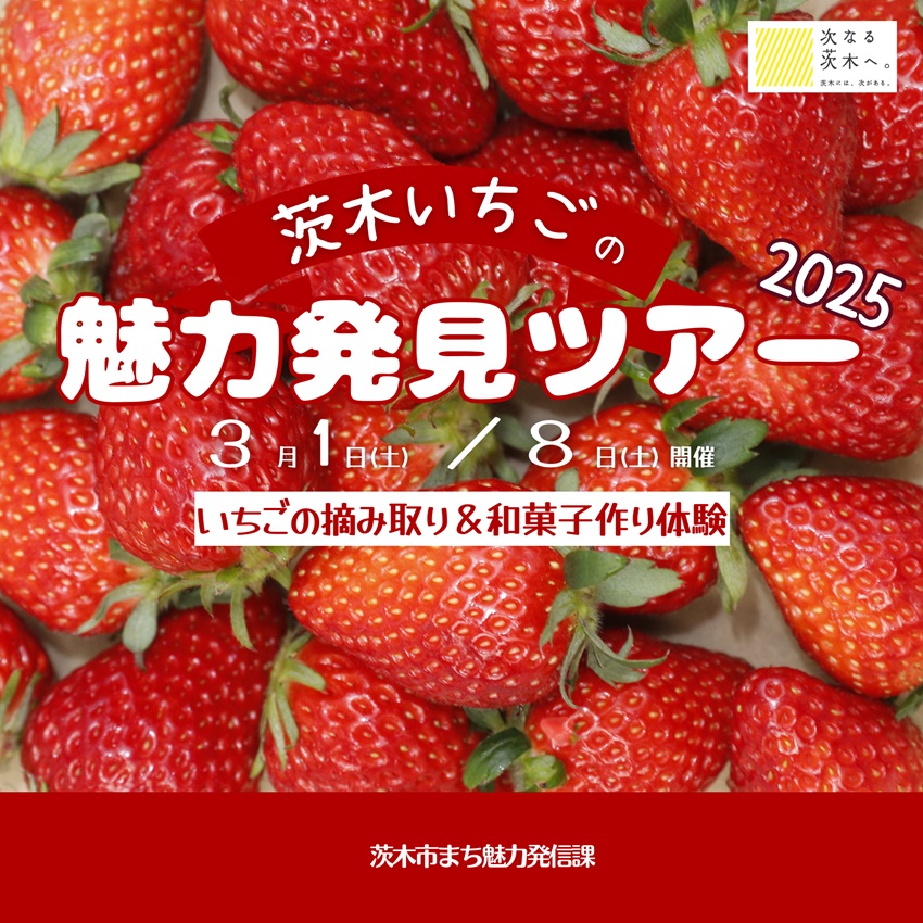 0301茨木いちごの魅力発見ツアーのお知らせ