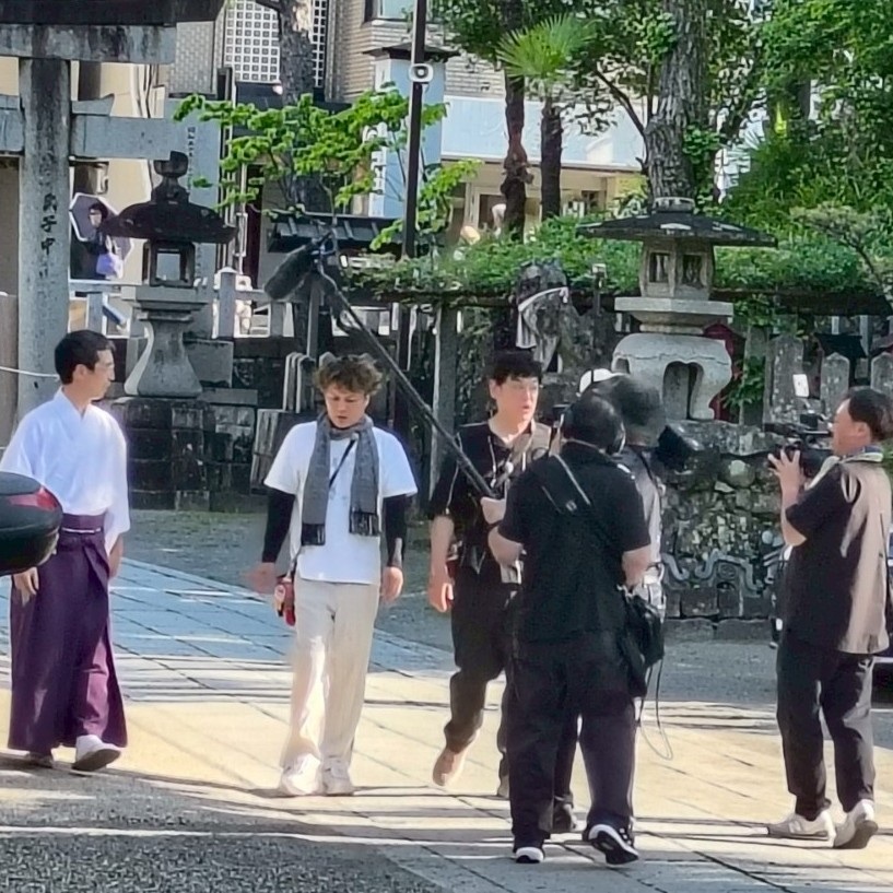 7月「ぶら参道」ロケ【参道】