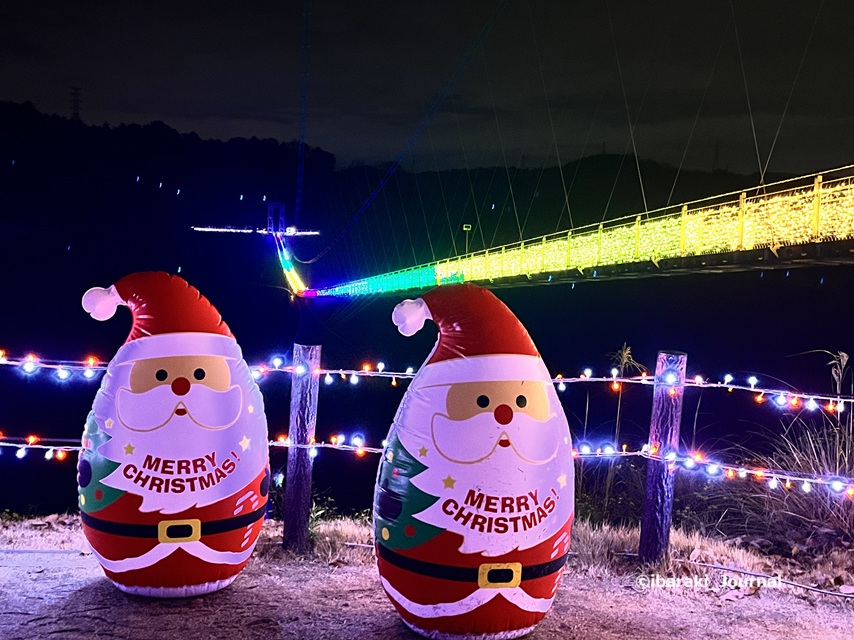 1224GODAブリッジそばにサンタのかざりIMG_7815