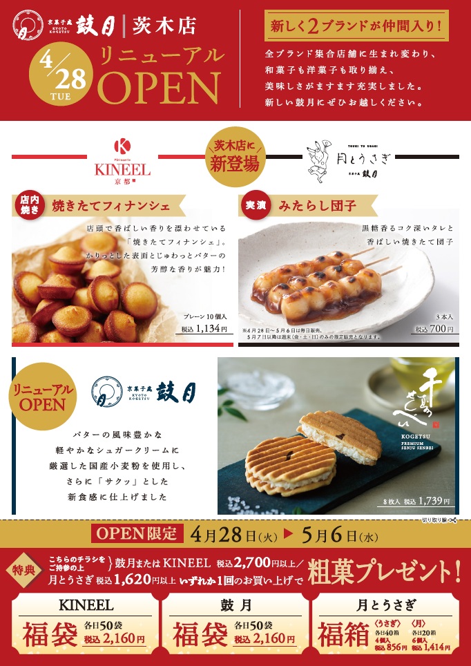 鼓月さん商品ラインナップ資料①