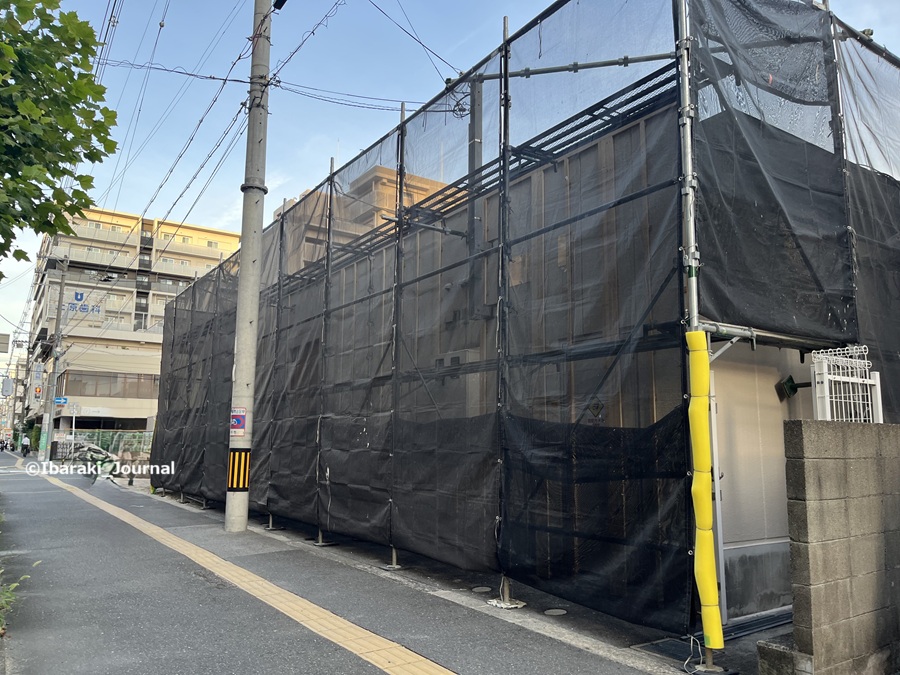 0713舟木町のセブイレ跡の工事東向きにIMG_1859