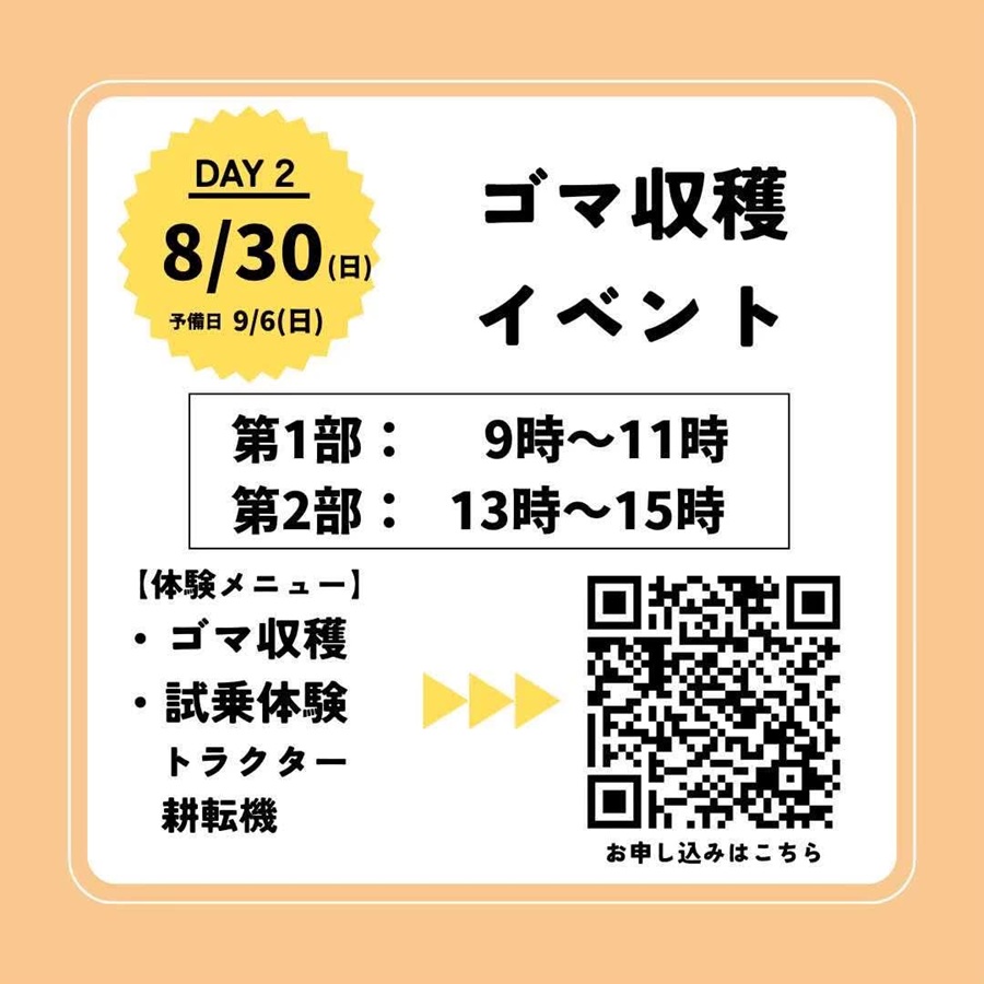 茨木産ゴマ収穫案内717d0485-dd57-4f67-b04b-2921b6140fe6