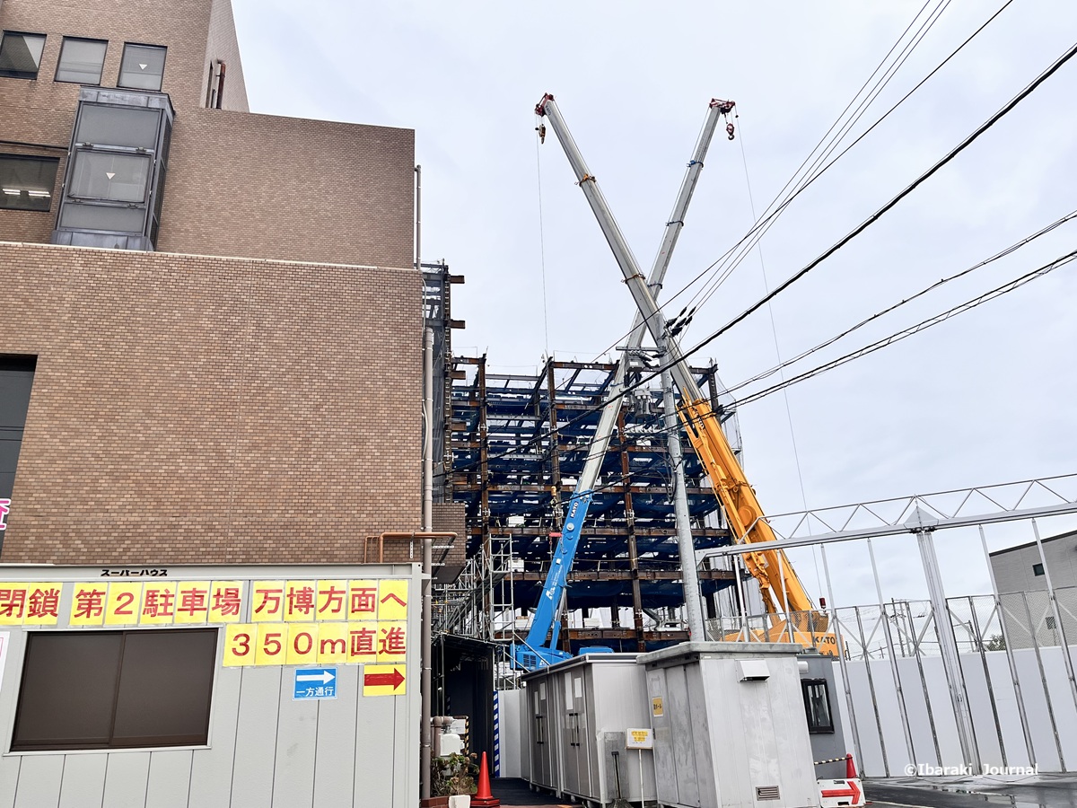 0907みどりヶ丘病院工事中