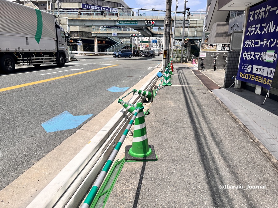 0723産業道路西駅前付近の工事IMG_2095
