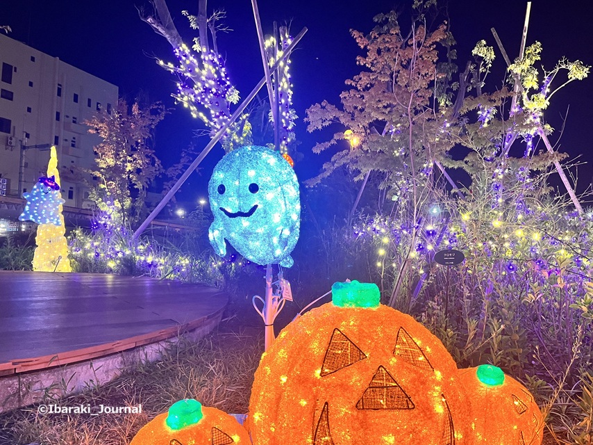 1007おにクルにハロウィンのイルミ３おばけIMG_3775
