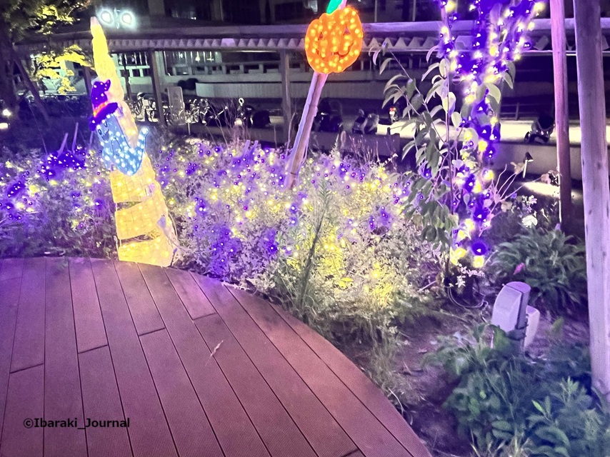 1007おにクルにハロウィンのイルミ７ステージのところIMG_3785