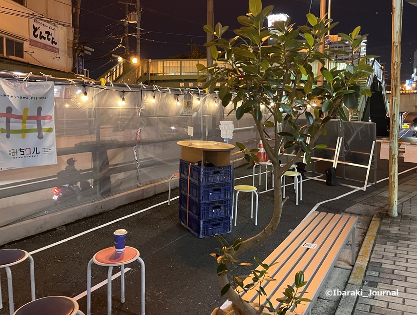 1010みちクル社会実験ナイトバルの一番西側IMG_3897